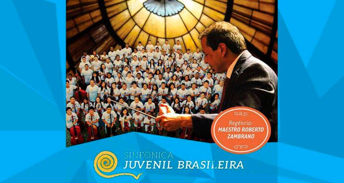 Roberto Zambrano conduce a la Sinfónica Juvenil Brasilera Roberto Zambrano conduce a la Sinfónica Juvenil Brasilera