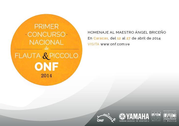 La Orquesta Nacional de Flautas de Venezuela presenta I Concurso de Flauta y Piccolo