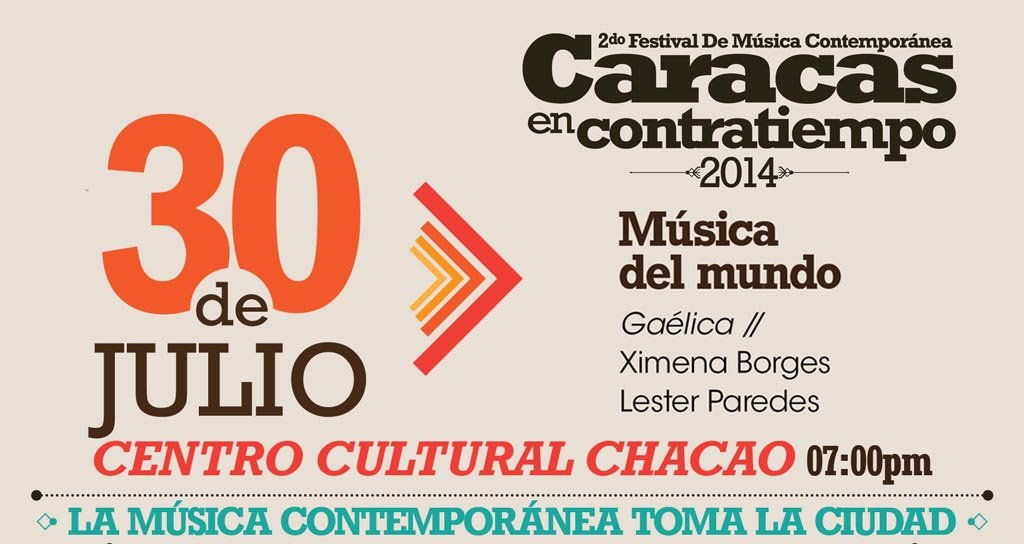 Caracas en Contratiempo le dará la vuelta al mundo en una noche Caracas en Contratiempo le dará la vuelta al mundo en una noche