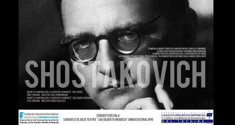La obra de Shostakovich será interpretada por la juventud del estado Táchira