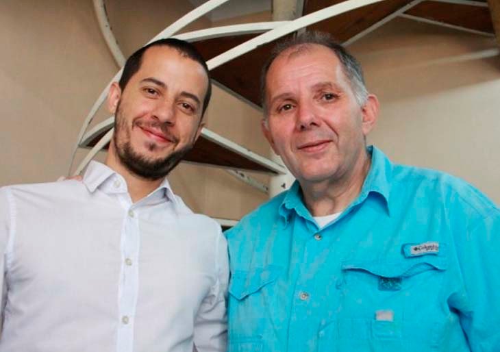 Álvaro Paiva y Rodolfo Saglimbeni