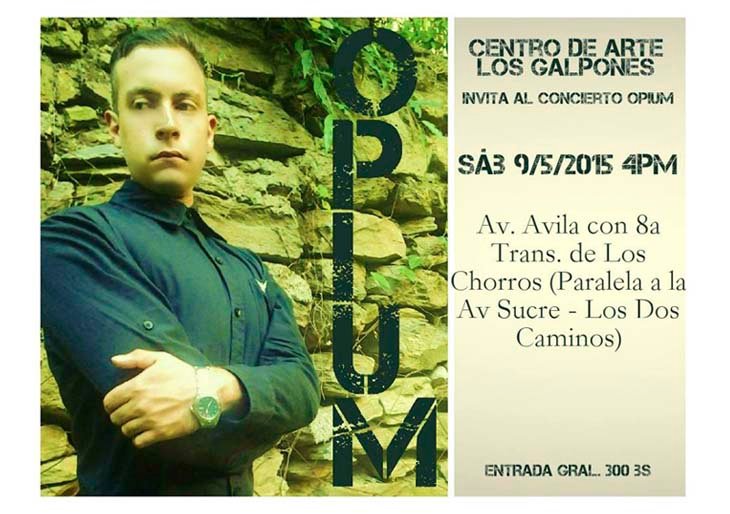 Concierto Opium en el Centro de Arte Los Galpones Concierto Opium en el Centro de Arte Los Galpones