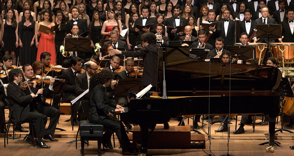 Sinfónica Simón Bolívar y Filarmónica de Bogotá ofrecieron un testimonio de unión