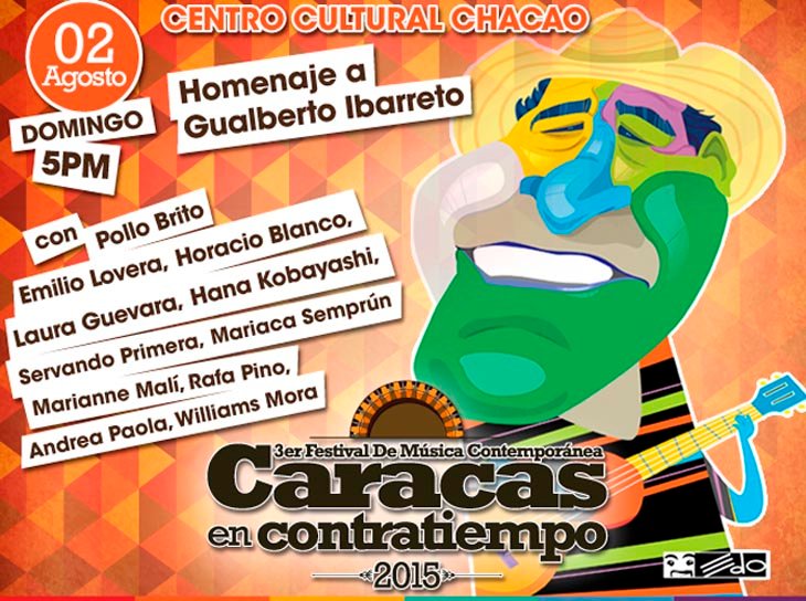 Caracas en Contratiempo rinde homenaje a Gualberto Ibarreto y a María Rodríguez