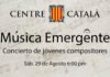 Música Emergente, concierto de Jóvenes compositores