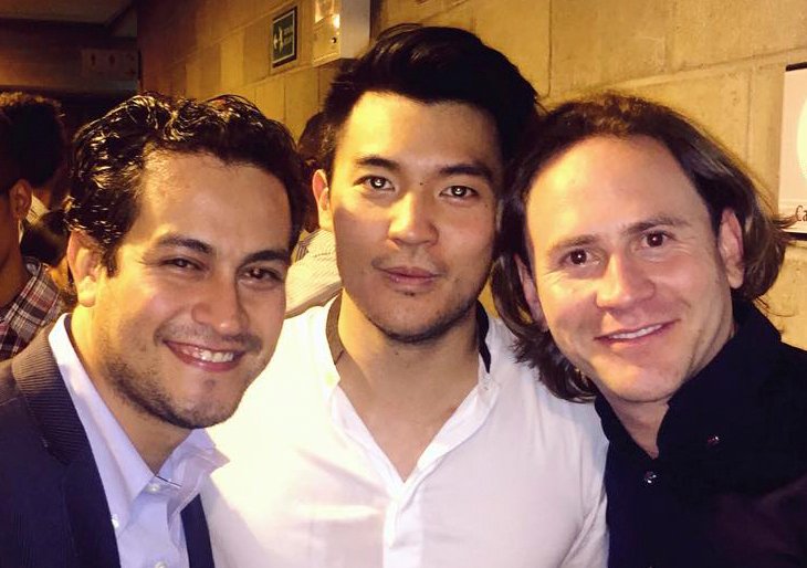 Ray Chen: “En Venezuela me siento un rock star” Ray Chen con Diego Matheuz & Christian Vásquez