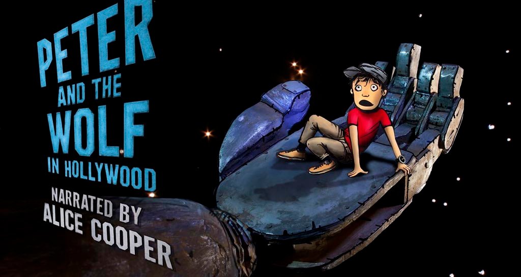 Alice Cooper se lleva a Prokofiev a Hollywood Peter and the wolf