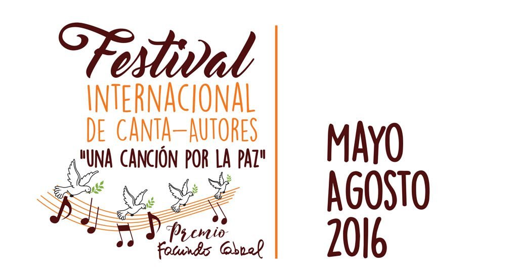 Abiertas inscripciones para el primer Festival de Cantautores “Una canción por la paz”