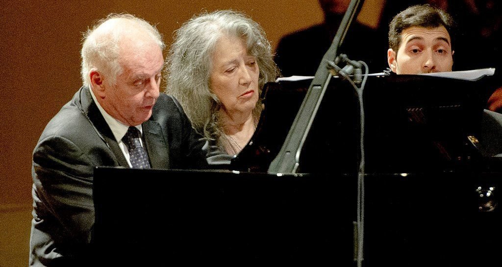 Daniel Barenboim y Martha Argerich