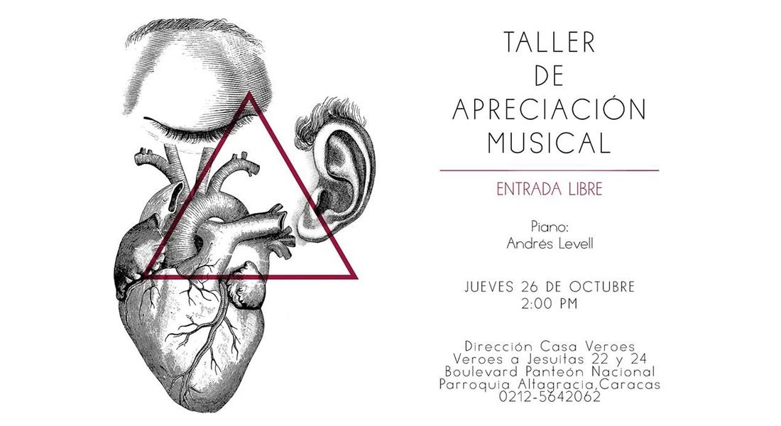 Andrés Levell ofrece Taller de Apreciación Musical