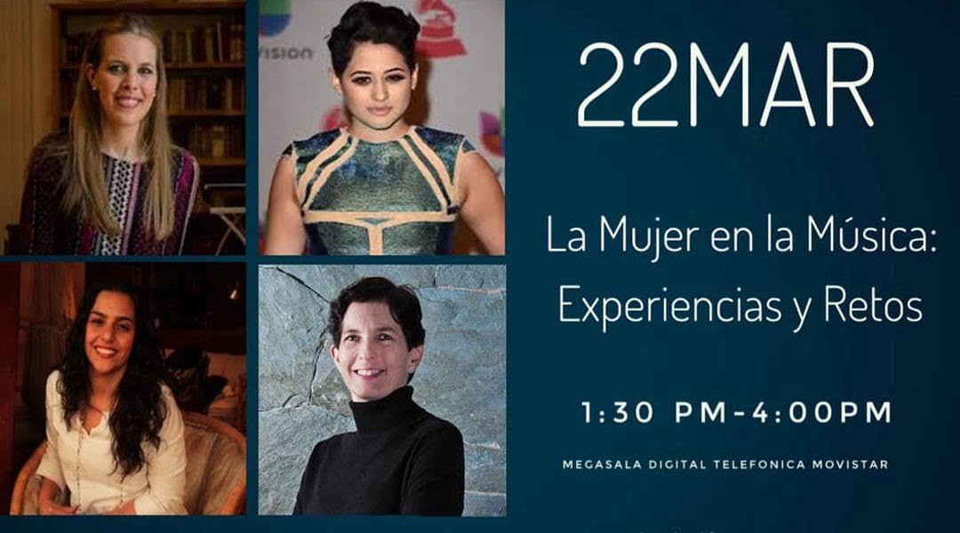 Conversatorio La Mujer en la Música reunirá a cuatro exitosas profesionales de distintas áreas en la MegaSala Digital Movistar