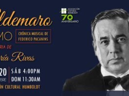 Aldemaro Romero llega a la Asociación Cultural Humboldt en Memoria de María Rivas