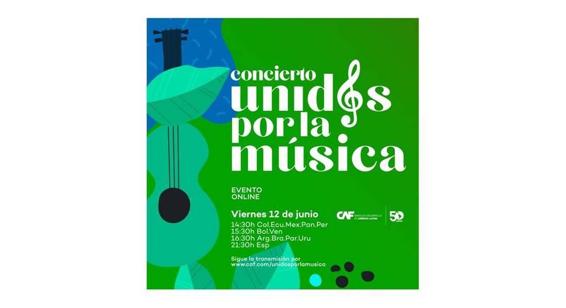 CAF celebra su 50 aniversario con el concierto virtual “Unidos por la música”