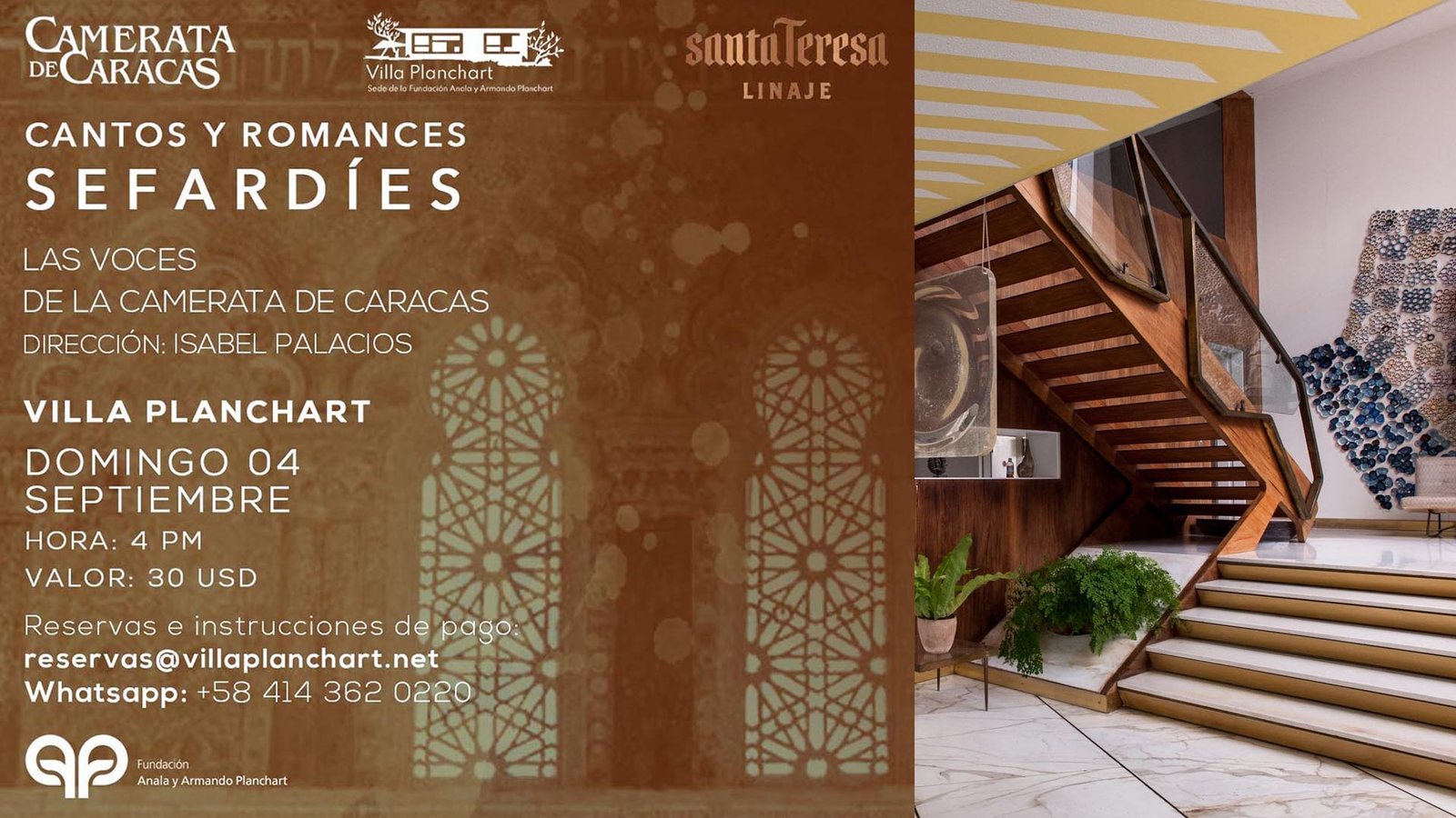 Cantos y Romances Sefardíes en Villa Planchart