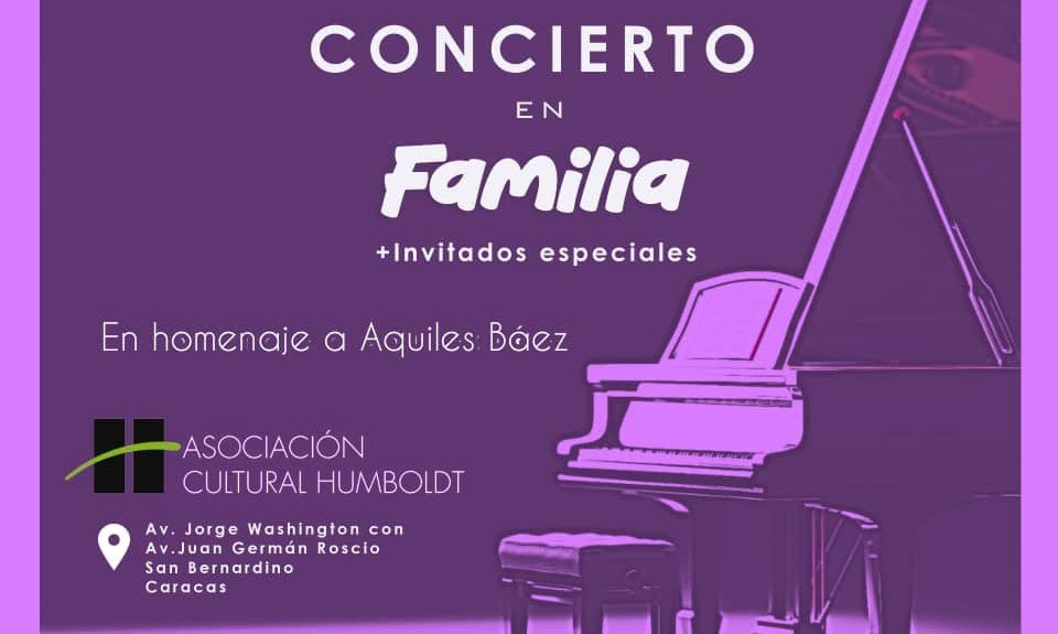 Concierto en Familia “A Voces” en homenaje a Aquiles Báez