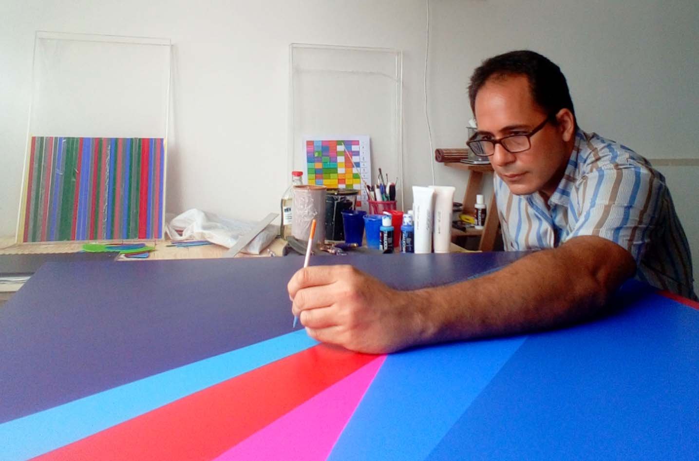 Elvis Joan Suárez estrena en Chicago su obra “Círculos Cinéticos Modulores Venezolanos”