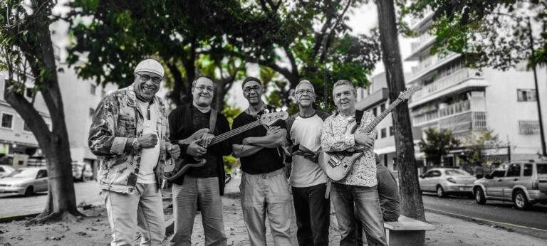 Alfredo Naranjo y su Quinteto representando a Venezuela en el más importante Festival del Caribe