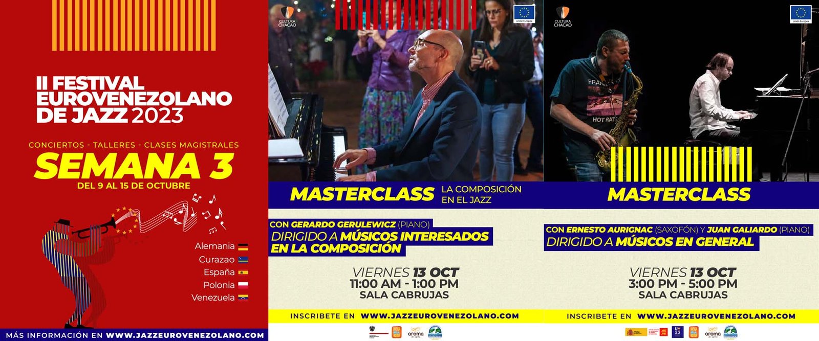 España, Polonia y Venezuela clausuran el Festival Eurovenezolano de Jazz